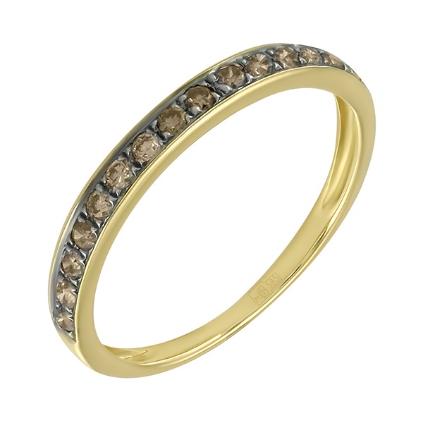 Золотое кольцо с цветными драгоценными камнями R138-DR005836RY 