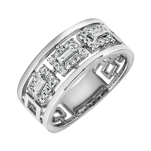 Золотое кольцо с бриллиантами R101-R46760W 