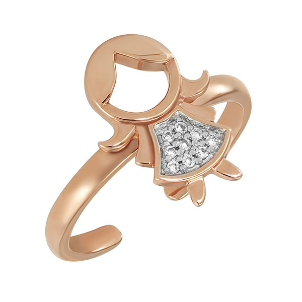 Золотое кольцо с бриллиантами R127-KL00169AR 