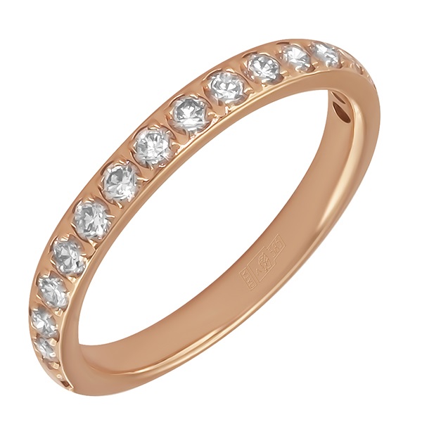 Золотое кольцо с бриллиантами R11-4M03620R 