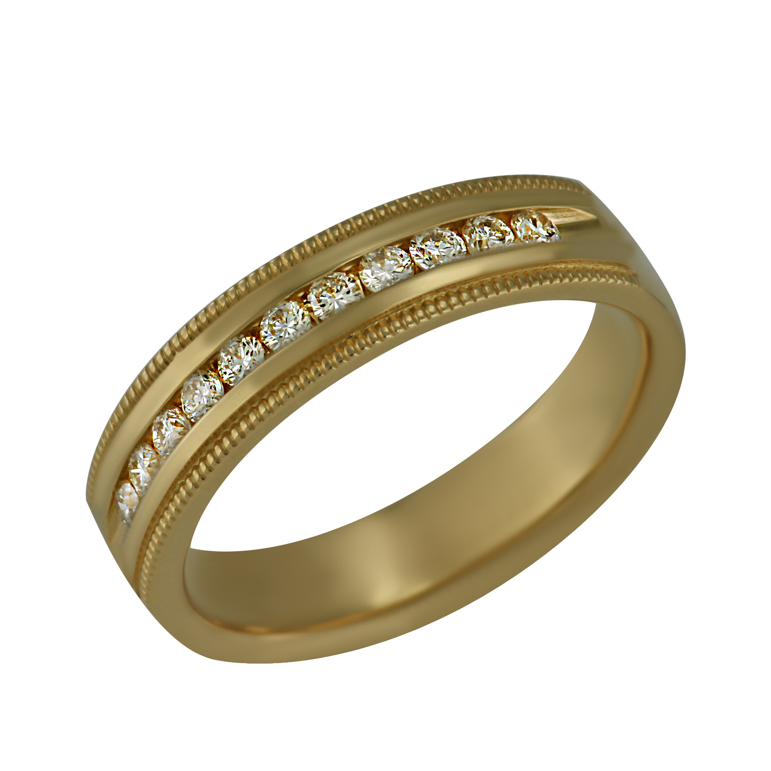 Золотое кольцо с бриллиантами R11-4M1589Y 