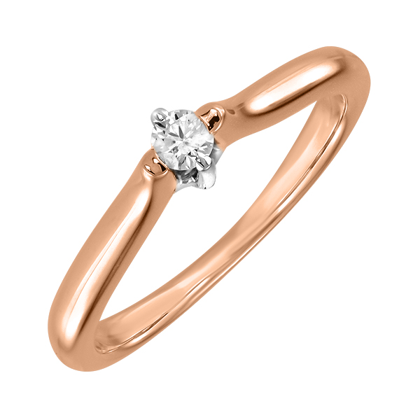 Помолвочное золотое кольцо с бриллиантами R1402-1KPM241R 