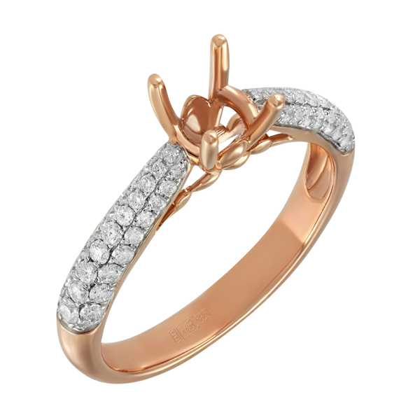 Золотое кольцо с бриллиантами R123-R56486A0SRPF 