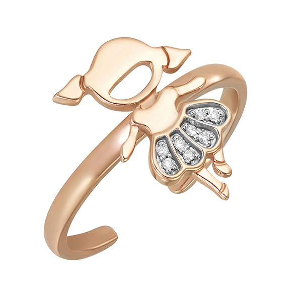 Золотое кольцо с бриллиантами R127-KL00174AR 