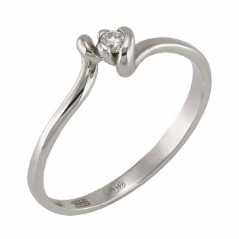 Золотое кольцо с бриллиантами il25507 