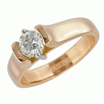 Помолвочное золотое кольцо с бриллиантами RK9105 