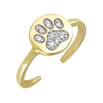 Золотое кольцо с бриллиантами R127-KL00070AY 