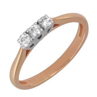 Золотое кольцо с бриллиантами PSR33280 
