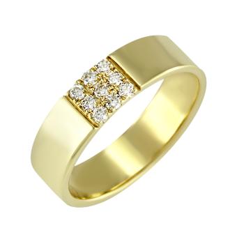 Золотое кольцо с бриллиантами GB6 