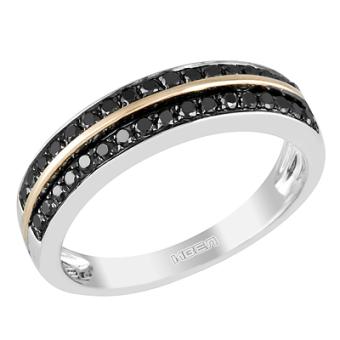 Золотое кольцо с цветными бриллиантами A1R26866L 