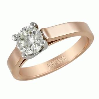 Помолвочное золотое кольцо с бриллиантами ABR021 