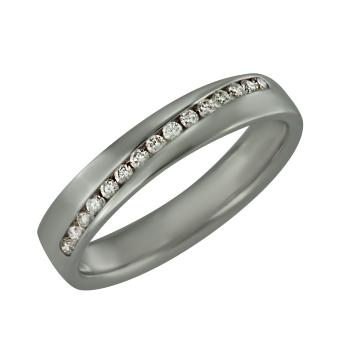 Золотое кольцо с бриллиантами 4M03198 