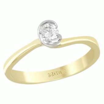 Помолвочное золотое кольцо с бриллиантами RK9271 