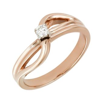  Золотое кольцо с бриллиантом r2-1kpm453r