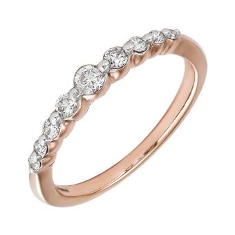 Золотое кольцо с бриллиантами 4JAN489 