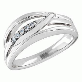 Золотое кольцо с бриллиантами RKR09882 