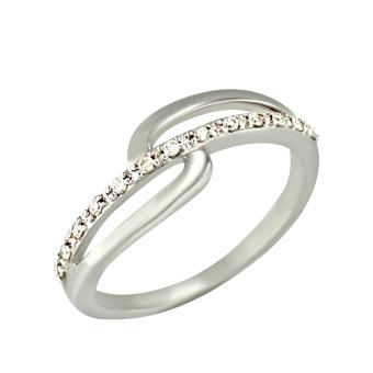Золотое кольцо с бриллиантами R135-CRAKEVW 