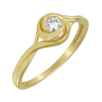 Помолвочное золотое кольцо с бриллиантами R11-JAN1821Y 