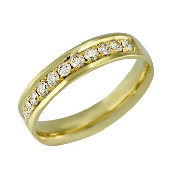 Золотое кольцо с бриллиантами R100-ABR071Y 
