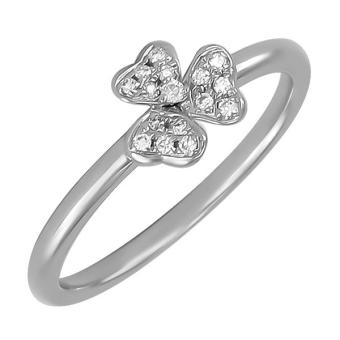 Золотое кольцо с бриллиантами R101-R39593AW 