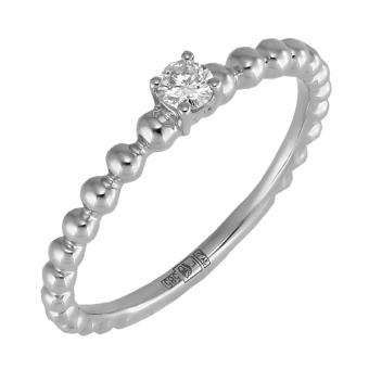 Помолвочное золотое кольцо с бриллиантами R101-R36888AW 