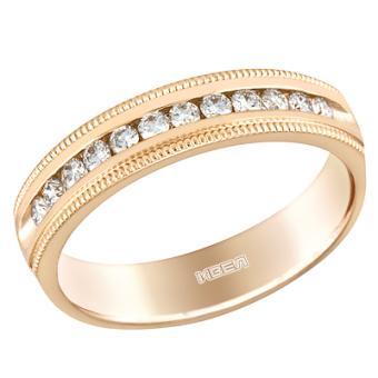 Золотое кольцо с бриллиантами 4M013 