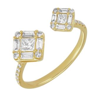 Золотое кольцо с бриллиантами R101-R43583AY 