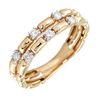 Золотое кольцо с бриллиантами R101-R47961R 