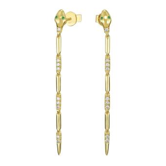 Золотые серьги с бриллиантами E101-EY11604BYE