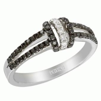 Золотое кольцо с бриллиантами glr10976l 