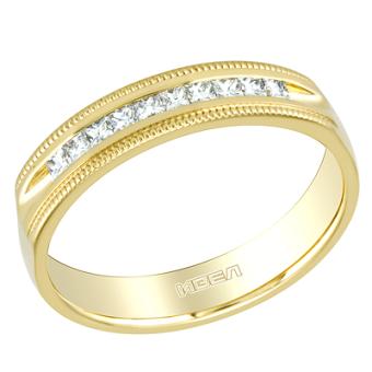 Золотое кольцо с бриллиантами 4M0024 