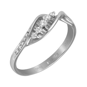 Золотое кольцо с бриллиантами R13-K198427AW 