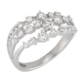 Золотое кольцо с бриллиантами R101-R38347 