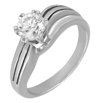 Помолвочное золотое кольцо с бриллиантами R14-DK1081BW 
