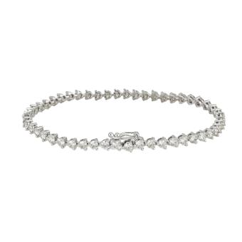 Золотой браслет с бриллиантами B101-B47668BW