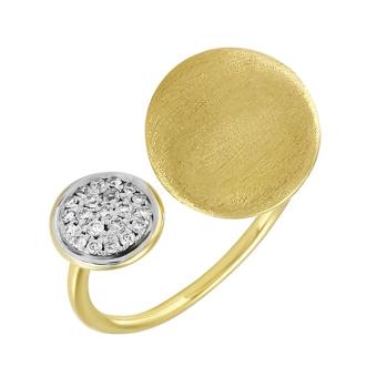 Золотое кольцо с бриллиантами R101-R42069Y 