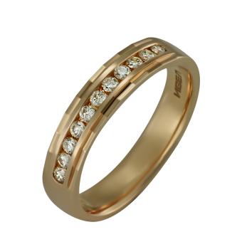 Золотое кольцо с бриллиантами R11-4MAN028R 