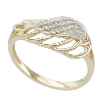 Золотое кольцо с бриллиантами CNR1307 