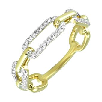 Золотое кольцо с бриллиантами R101-R47936Y 