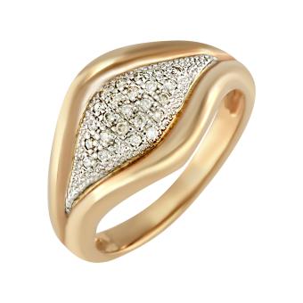 Золотое кольцо с бриллиантами HNR2070 