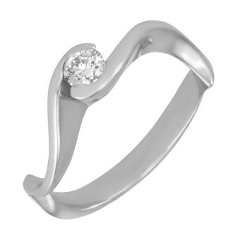 Помолвочное золотое кольцо с бриллиантами SS8716 