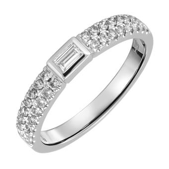Золотое кольцо с бриллиантами R101-R48167W 