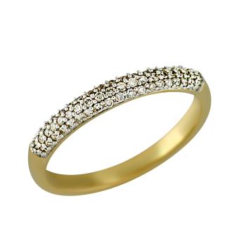 Золотое кольцо с бриллиантами R11-4JAN392Y 