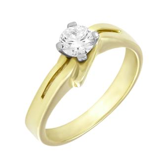 Помолвочное золотое кольцо с бриллиантами R1-1JPM195BY 