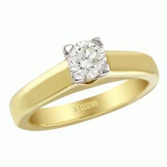 Помолвочное золотое кольцо с бриллиантами 1JPM275 