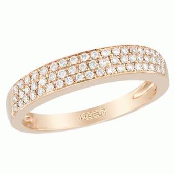 Золотое кольцо с бриллиантами al1021 