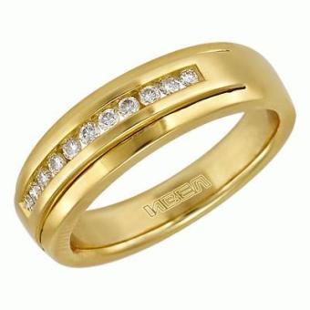 Золотое кольцо с бриллиантами 4J1764 