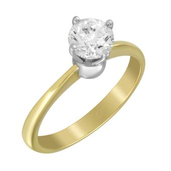 Помолвочное золотое кольцо с бриллиантами R1-1JPM266BY 