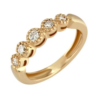 Золотое кольцо с бриллиантами R2-1KPM287R 