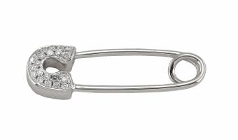 Золотая брошь с бриллиантами T101-H40733